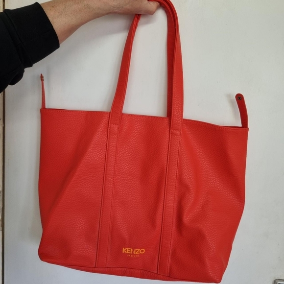 Kenzo perfumes textured faux leather tote bag - Picture 3 of 6